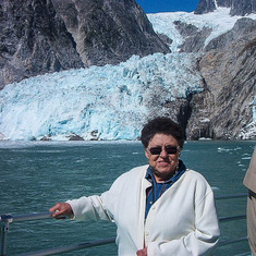 Glacier & Mom - Alaska 2003
