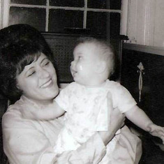 When Angelique was a baby - 1969