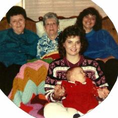 5 generations - when mom's mom was here and Caitlin was a baby