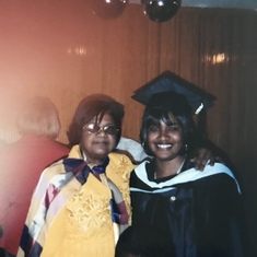 Mom at my graduation 