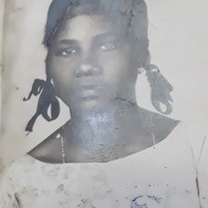 My mom at about 15