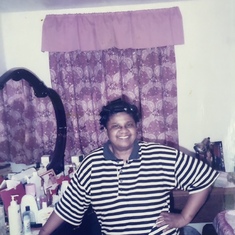 Mom chilling in her room 