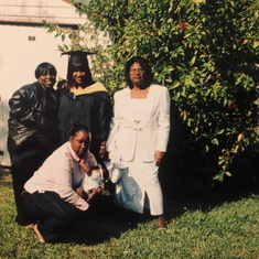 Mom, bestie, cousin, Hannah at my college graduation