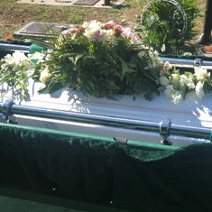 Mom being laid to rest