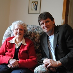 Phil Peterson and Grandma