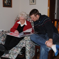 David Peterson and Grandma 2010