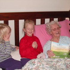 Reading time with Grandma 1