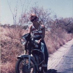 Beth loved Motorbikes