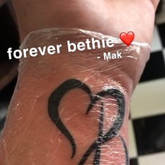 Mak forever tattoo for bethie ❤️