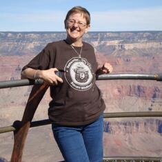 Betsy at Grand Canyon