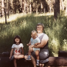 1982 with Hilary and Jacob