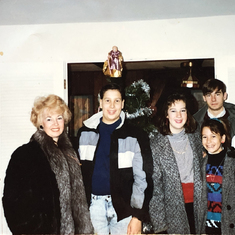 Christmas sometime in the 80s 