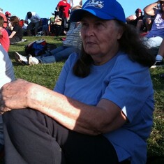Mum finally got to watch her favorite team the Sydney swans play at Blacktown 2011