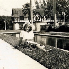 Palm Beach sunbathing mid 1940's
