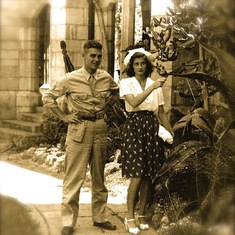 Mom and Dad in Palm Beach