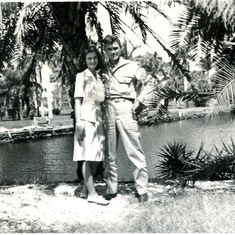 Ma & Dad in Palm Beach 1944