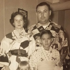 Lisa, Herbie, Betty and Dick in Japan around 1957