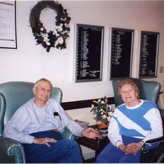 Victor and Betty at nursing home.