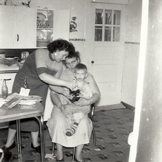 Betty's mom, Clara and a young Danny Gordon