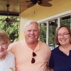 Betty, Dan and Kathy during visit with Karen and Chuck in Florida