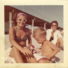 1960 Atlantic Beach - Betty, Jimmy, Phyllis