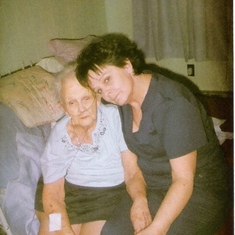 Mom &Loretta ,she is amazing sister the one I counted on .she was there we mom needed her most,She had her job,but she pulled her share.God bless her in ways she'll know it only came come from you,touch her health.thank you Lord.