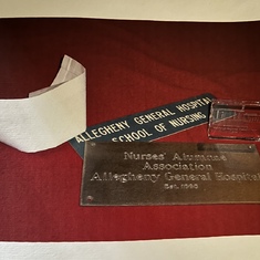AGH nurses cap. Alumni memorabilia 
