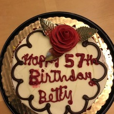 Jan 27th, 2016, Betty's 57th birthday