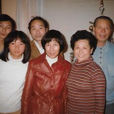 With the newly arrived Yu family, Christmas 1984