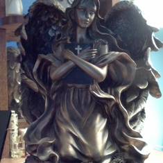 My Mom. The urn is absolutely beautiful.