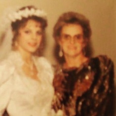 Me & my beautiful Mom on my wedding day. 10-29-94