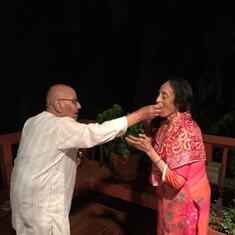 breaking the Karva Chauth fast