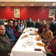 Thanksgiving Family lunch at Amber Restaurant (2018)