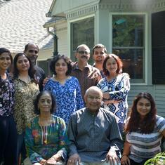 Family get together in Longmeadow