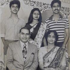 Johri family circa 1980