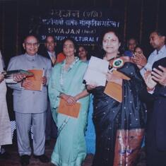 Felicitation by Swajan Sabha in recognition of  Dr. Johari and Mrs. Johari's book on Kayasthas