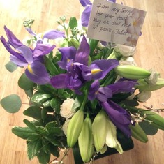 Thank you for the beautiful flowers Juliet Zhou.