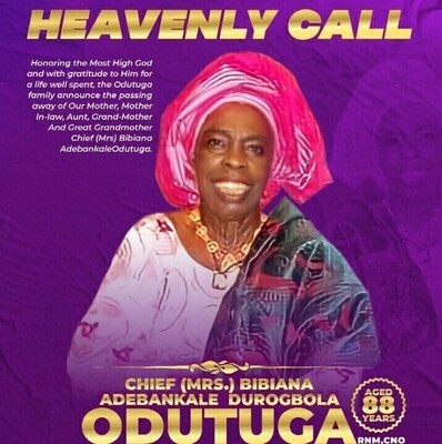 Bibiana Adebankale Odutuga