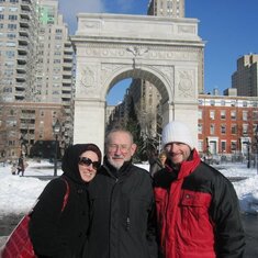 Shawn, Kate & Dad - NYC Visit - January 2011