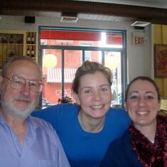 Dad, Ilona & Kate at Risottoria West Village