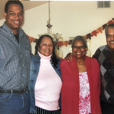 Thanksgiving: Steve, Gerri, Deb & Bill (brother, mother, sister)