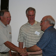 Colborn, Van Horn and coach @ 2006 reunion