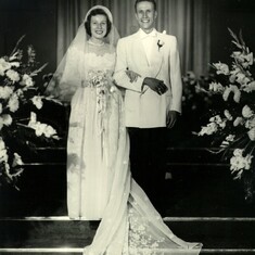 Mildred Anne Larner & William LaVerne Couch - Wedding August 23, 1952