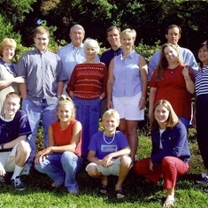 The entire Gwinn family in 2001 at our Mount Hermon family reunion