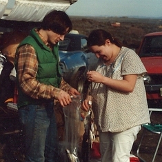 Fishing at the potholes, 1983
