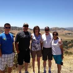 enjoying time with my brother and his family in Sant Ysabel California