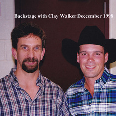 Backstage with Clay Walker