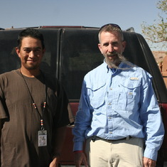 with Harris Hardy in Canyon de Chelly, May 2011