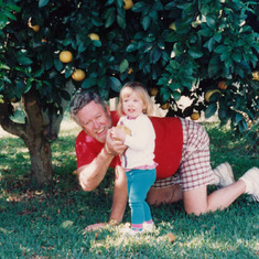 Picking Grapefruit with Andrea