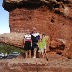 With Michelle and Andrea at Garden of the Gods, CO